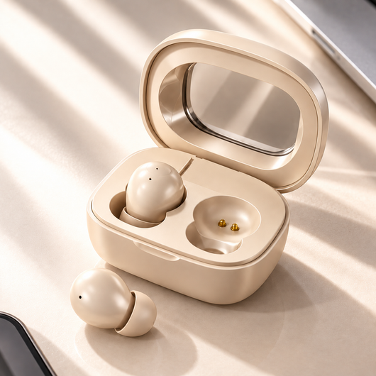 2026 New Ultra-Small Invisible Wireless In-Ear Earbuds, Noise Cancelling, 25-Hour Battery Life, for Side Sleepers, Cellphones Compatible