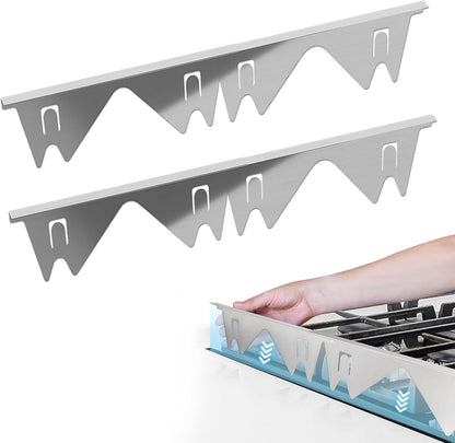 Extendable Stainless Steel Stove Gap Filler | 35cm-69cm