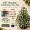 DIY Beaded Christmas Tree Kit, Hand‑Made Mini Crystal Bead Xmas Tree Craft Set