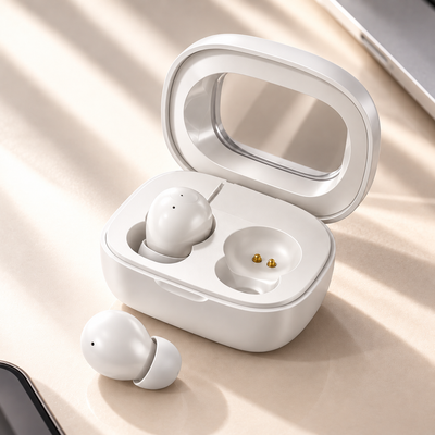 2026 New Ultra-Small Invisible Wireless In-Ear Earbuds, Noise Cancelling, 25-Hour Battery Life, for Side Sleepers, Cellphones Compatible