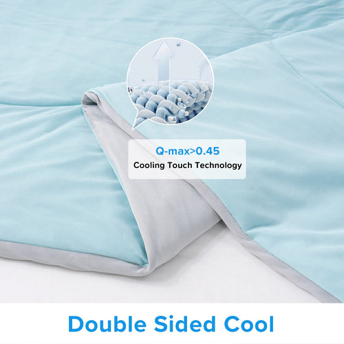 One Cold Sense Reversible Cold Effect Cooling Blanket, Summer Cooling Blanket for Hot Sleepers and Night Sweats