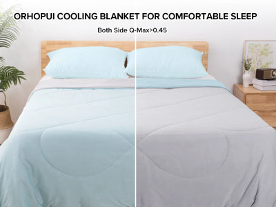 One Cold Sense Reversible Cold Effect Cooling Blanket, Summer Cooling Blanket for Hot Sleepers and Night Sweats