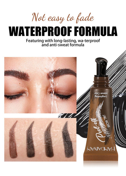 Peel-Off Brow Tint – Semi-Permanent Long Lasting Waterproof Eyebrow Gel